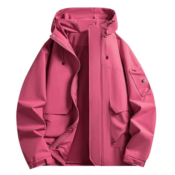 Jackets For Men Sevevn Unisex Men Women's Ski Jacket Waterproof Warm Coat Winter Fleece Snow Coat Hooded Snowboarding Jacket