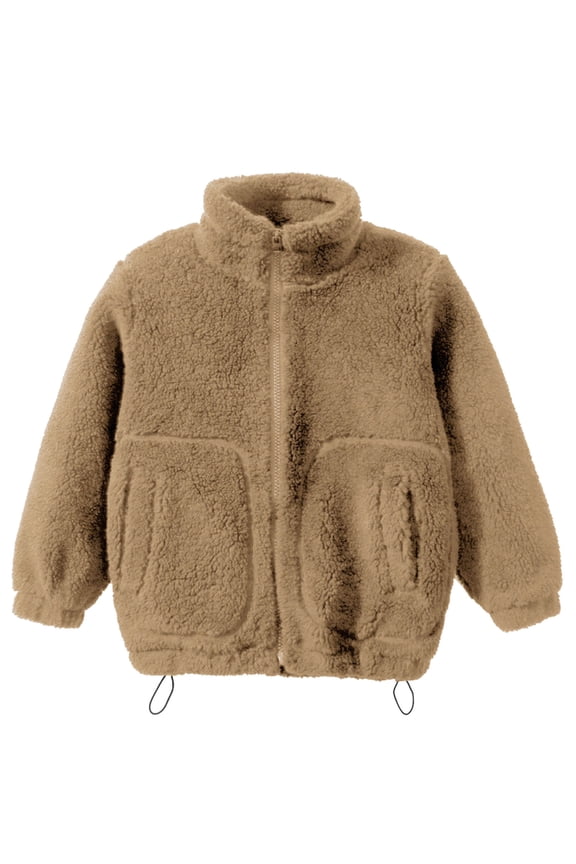 Jackets for Girls 5t Drawstring Practical Jackets for Active Little Explorers Slim-Fit Jackets for Fashion-Conscious Kids Stretch Sustainable Jackets Khaki, 120