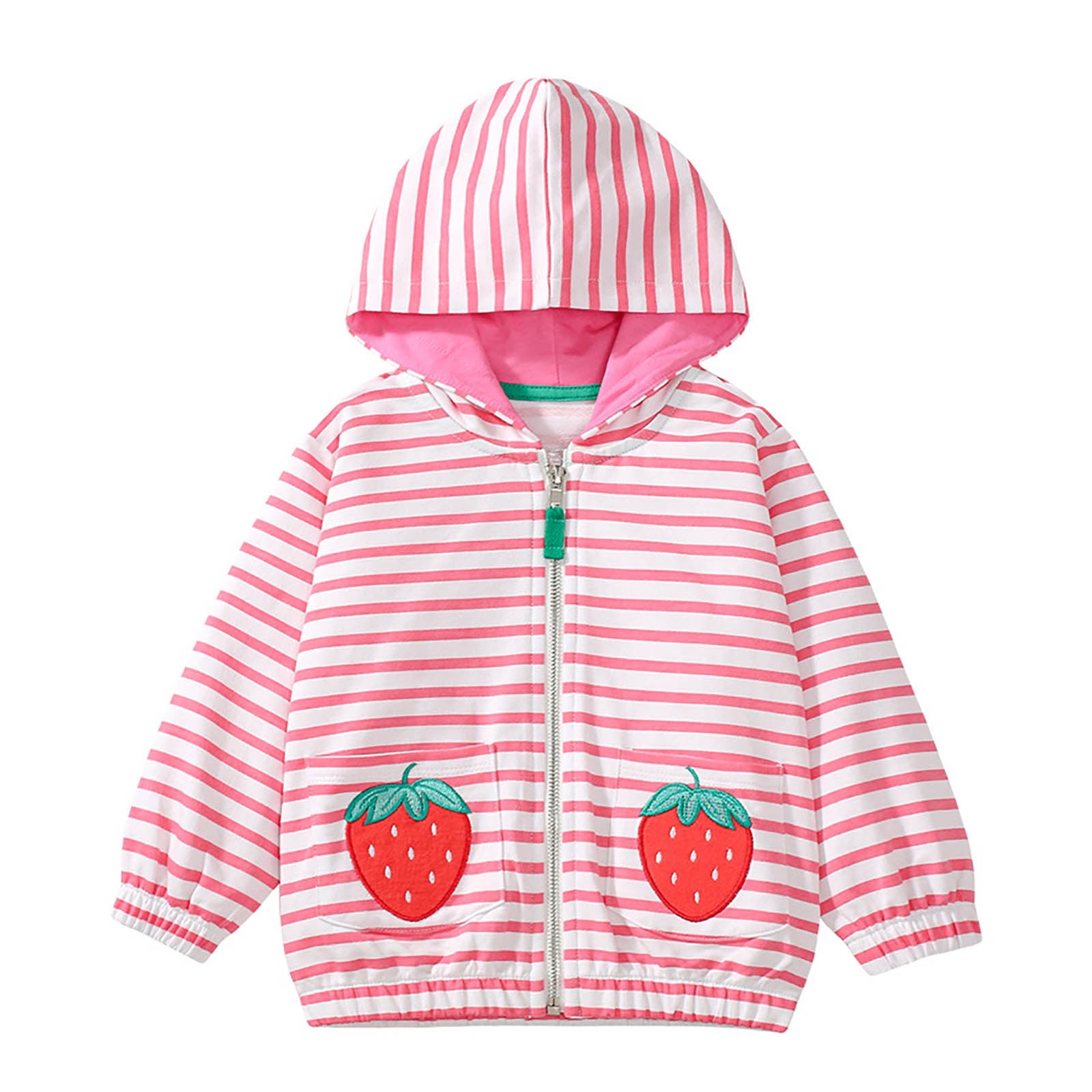 Jackets for Girls,Girls Cartoon Unicorn Jackets Spring Zip Kids Hooded ...