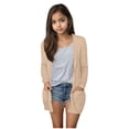 thumbnail image 1 of Jackets For Girls Size 10-12 Girls Bolero Cardigan Sweater Toddler Kids Long Sleeve Button Knit Shrug Cropped Cover Up Jacket Tops Crochet Long Sleeve Soft, 1 of 7