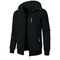 thumbnail image 1 of Jackets Lightweight for Men's Long Sleeve Zipper Sweater Sweater Coat Men Long Sleeve Hoodless Casual Outwear Great Gifts for Less Jackets, 1 of 4