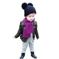thumbnail image 1 of Jackets Long Sleeve 3-4 Years Kids Toddler Baby Girls Solid Print Long Sleeve Hooded Coat Tops Warm Fall Winter Clothes Girls Tops,Black, 1 of 2