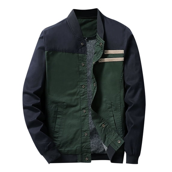 Jackets Tops For Men Fashion Casual Solid Color Thin Assorted Colors Blouse Mens Fall Coats,B,L