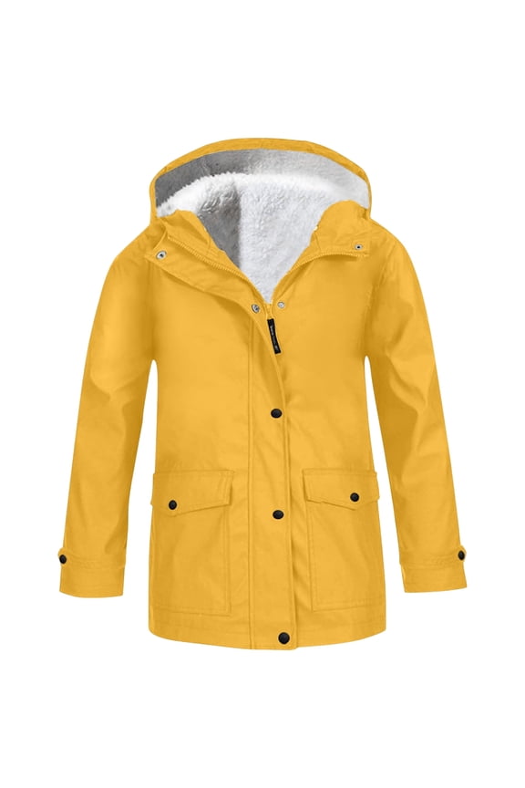 Jackets for Kids 7-8 Boy's Waterproof Ski Snow Jacket Hooded Fleece Windproof Winter Jacket