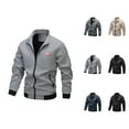 thumbnail image 1 of Jackets for Men 2025 Long Sleeve Lightweight Windproof Zip Up Casual Outdoor Jacket with Pockets Windbreaker Outerwear, 1 of 3
