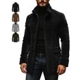 thumbnail image 1 of Jackets for Men Classic Corduroy Button Front Lapel Long Sleeve Office Jacket, 1 of 6