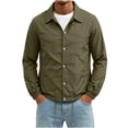 thumbnail image 1 of Jackets for Men, Fall Thin Breathable Jackets for Men Lightweight Outdoor Waterproof Jacket Collared Coats, 1 of 8