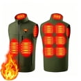 thumbnail image 1 of Jackets for Men, Heated Vest for Men/Women,9 Heated Zones Ultra-Soft Shell Heating Jacket Smart Electric Vest with Pocket, 1 of 4