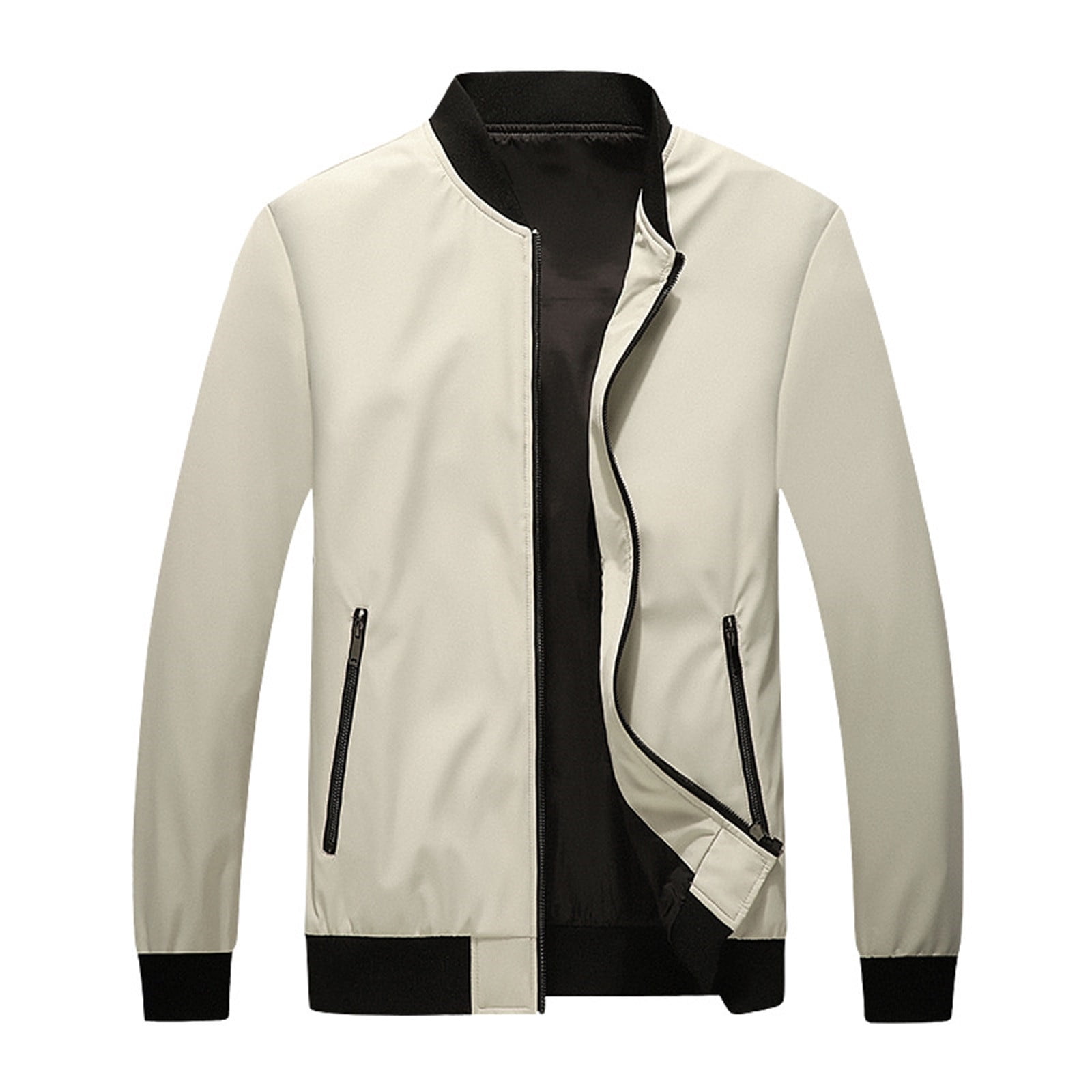 Jackets for Men Lightweight Windbreaker Slim Fit Active Outerwear ...