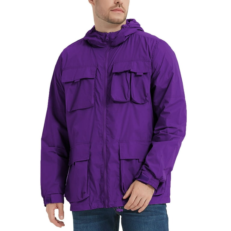 Purple military jacket sale