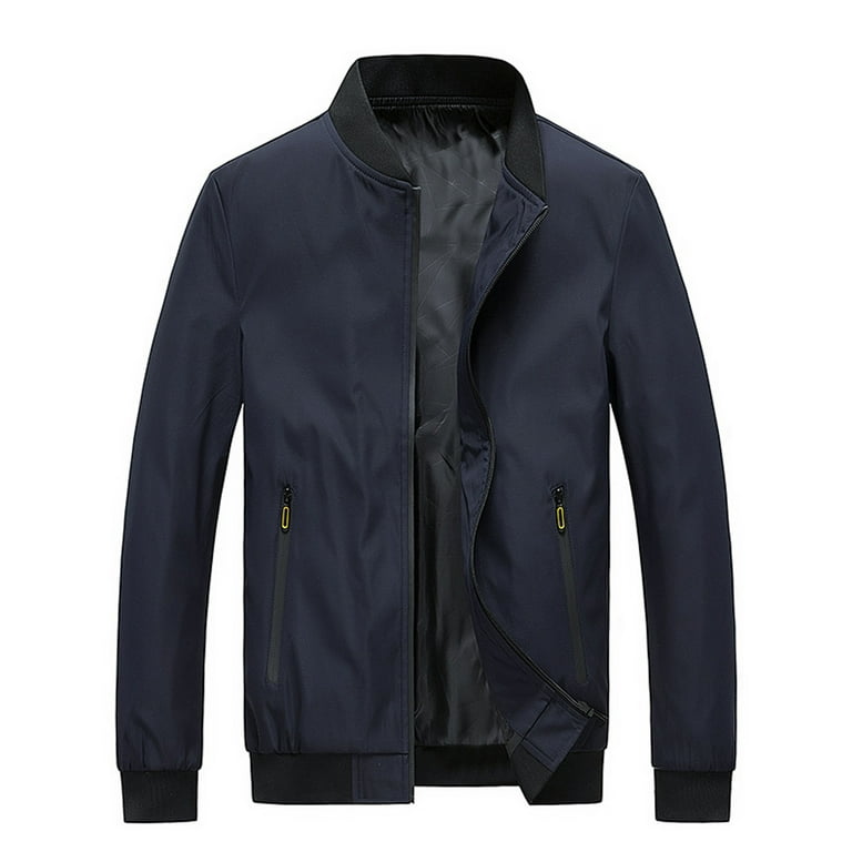 Jackets for Men Slim Fit Thermal Jacket Casual Going out Jacket Zip up Outerwear Fall Winter Coats Fall Saving Xxxl Walmart
