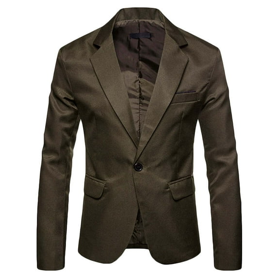 Jackets for Men,Suits for Men, Casual Solid Fashion Button Blazer Suit Back Long Sleeves Jacket,Blazer for Men