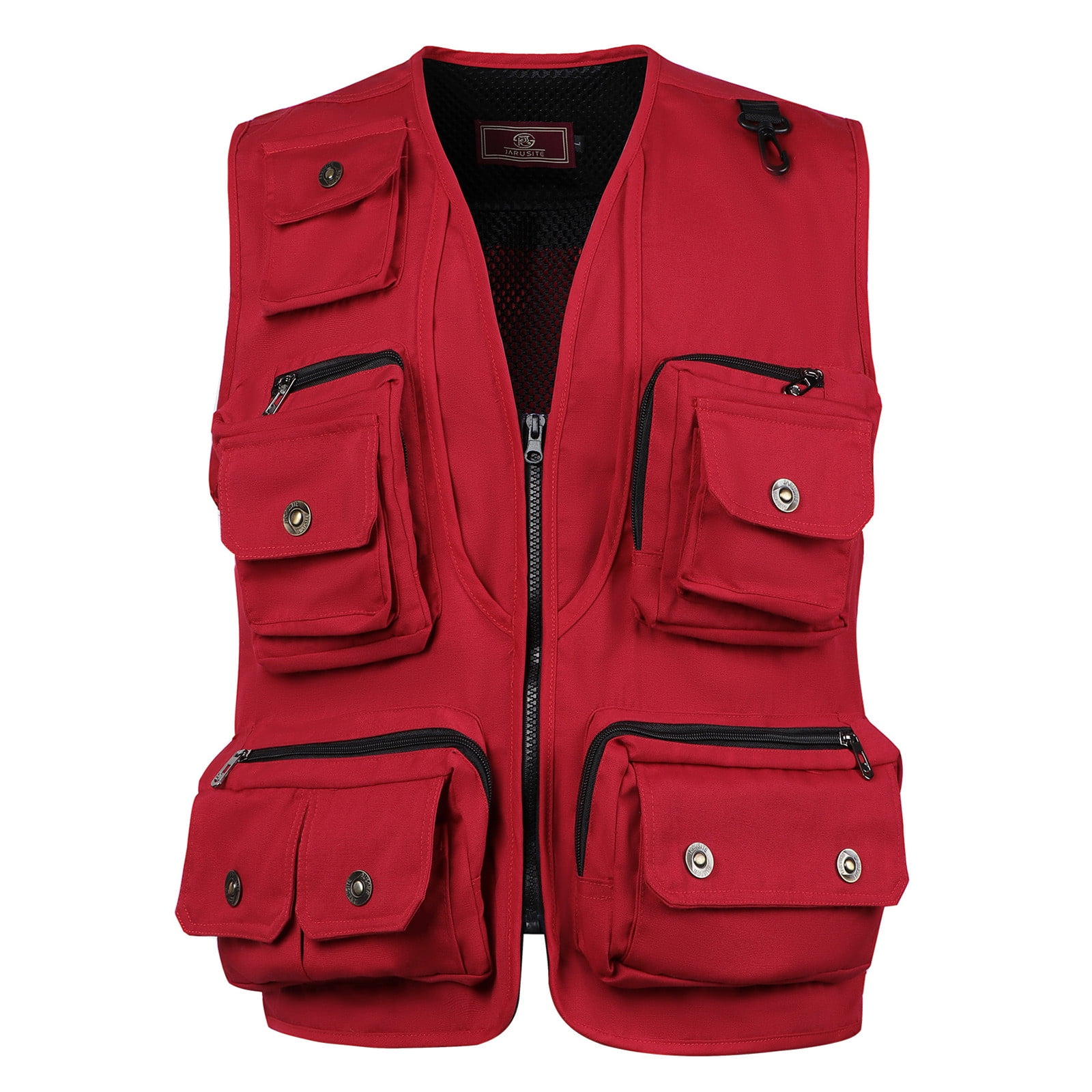 Womens Mens Mesh Utility Vest Jacket Waistcoat Fishing Gilet Multi Pocket