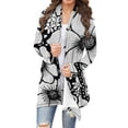 thumbnail image 1 of Jackets for Women Ladies' Casual Long Sleeved Floral Printed Long Cardigan, 1 of 6