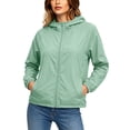 thumbnail image 1 of Jackets for Women Lightweight Hooded Sun Protection Jacket Summer Fashion Long Sleeves Solid Color Zipper Sunscreen Jacket with Pockets, 1 of 8