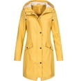 thumbnail image 1 of Jackets for Women Long Sleeve Zipper Hooded Waterproof Coats Outdoor Active Hiking Windbreaker Raincaots with Pockets, 1 of 4