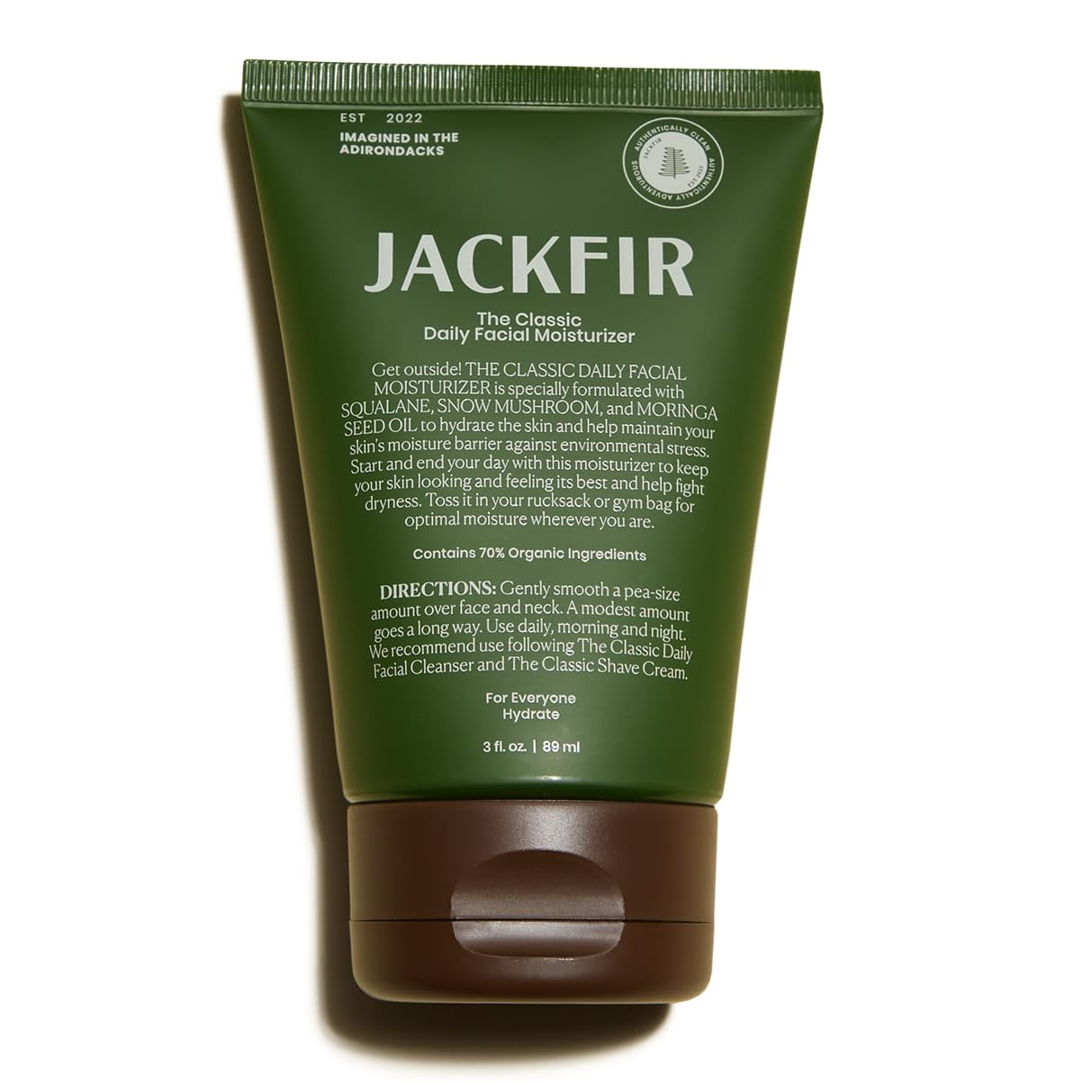 Jackfir The Classic Daily Facial Moisturizer, Natural Face Cream for