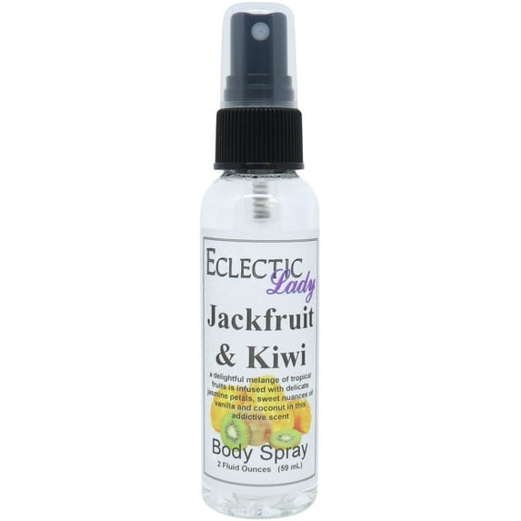 Jackfruit and Kiwi Body Spray, Eclectic Lady, Hydrating Mist, Unisex (Double Strength), 4 oz