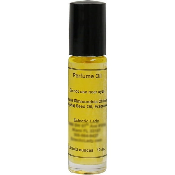 Jackfruit and Pineapple Perfume Oil, 0.3 Oz Portable Roll-On Fragrance