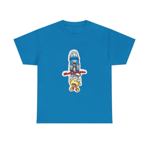 Jackhammer Flameboy World Industries '01 Skateboard Vintage Classic TShirt Print - Sapphire / 2XL