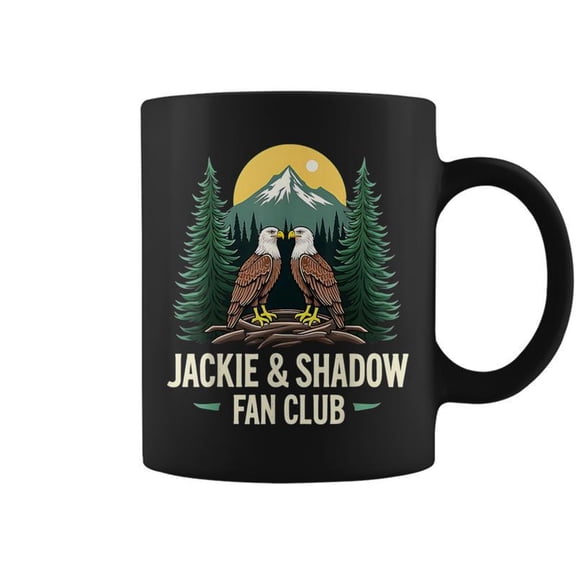 Jackie And Shadow Bald Eagle Fan Club Life Nature Coffee Mugs