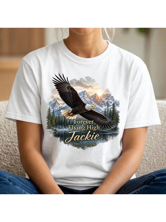 Jackie Bald Eagle Memorial Shirt, Forever Flying High 2012 2026, Big Bear Eagle Cam Tribute Tee, Eagle Remembrance