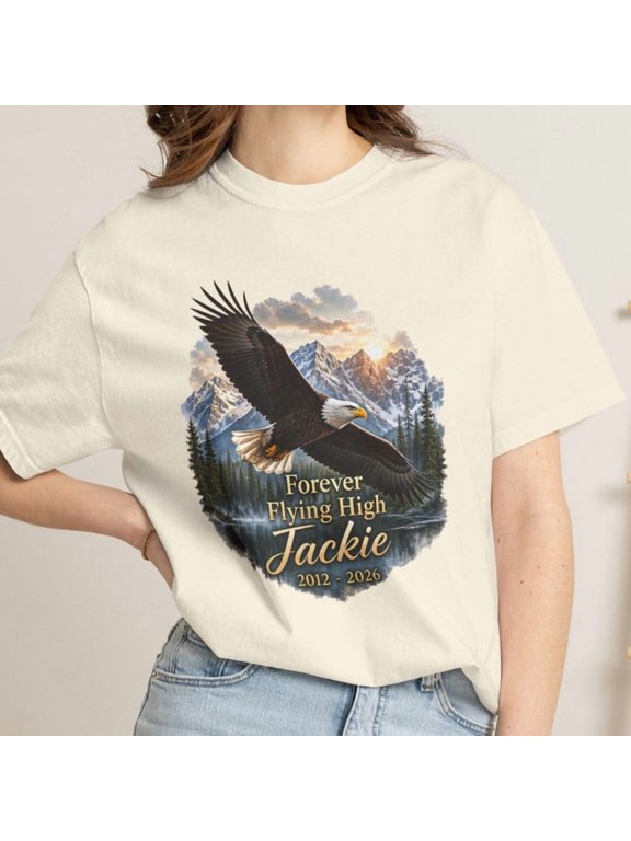 Jackie Bald Eagle Memorial Shirt, Forever Flying High 2012 2026, Big Bear Eagle Cam Tribute Tee