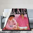 thumbnail image 1 of Jackie Chan Blanket Soft Warm Fleece Blanket for Sofa Office Car Camping Yoga Travel Throw Blankets 60"X50", 1 of 6