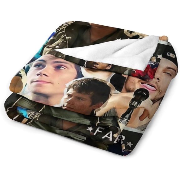 Jackie Chan Blanket Soft Warm Fleece Blanket for Sofa Office Car Camping Yoga Travel Throw Blankets 80"X60"