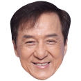 thumbnail image 1 of Jackie Chan (Brown Hair) Celebrity Mask, Flat Card Face, Fancy Dress Mask, 1 of 5