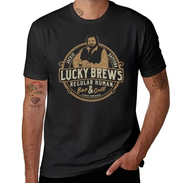 Jackie Daytona - Lucky Brews Regular Human Bar And Grill T-shirt ...