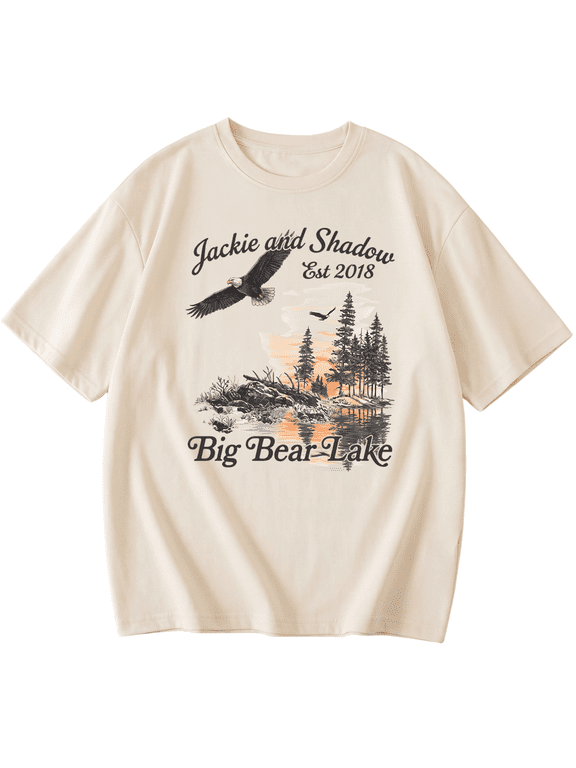 Jackie Eagles Unisex Tee, Big Bear Lake Bald Eagles T-Shirt