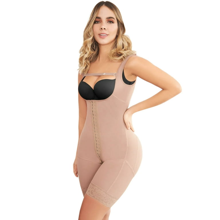 Colombian Strapless Butt Lifting Shapewear Bodysuit Girdle Powernet  Slimming New