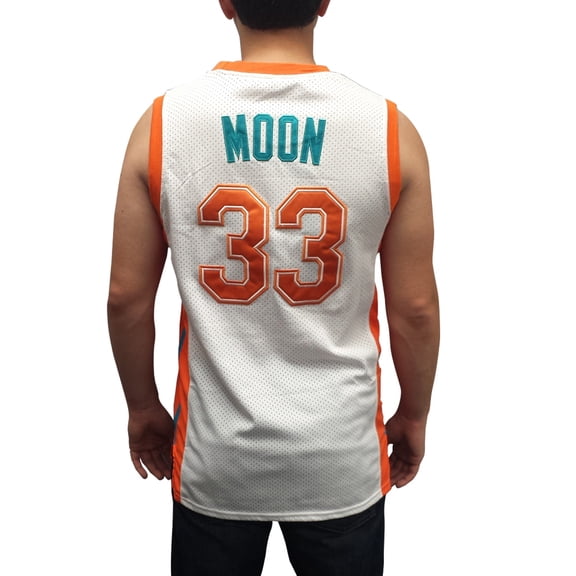 Jackie Moon #33 Flint Tropics White Basketball Jersey - Mens Large