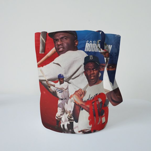 Jackie Robinson spaghetti strap bucket bag,grab this bucket and golight, roomy, and effortlessly chic.