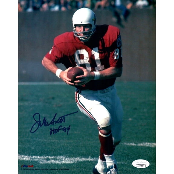 Jackie Smith Signed Autographed 8X10 Photo Cardinals "HOF 94" JSA AB54923