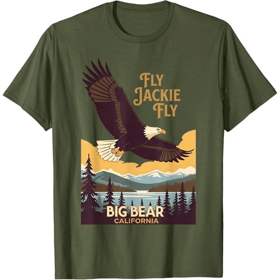 Jackie The Big Bear Eagle, Supports California Wildlife T-Shirt