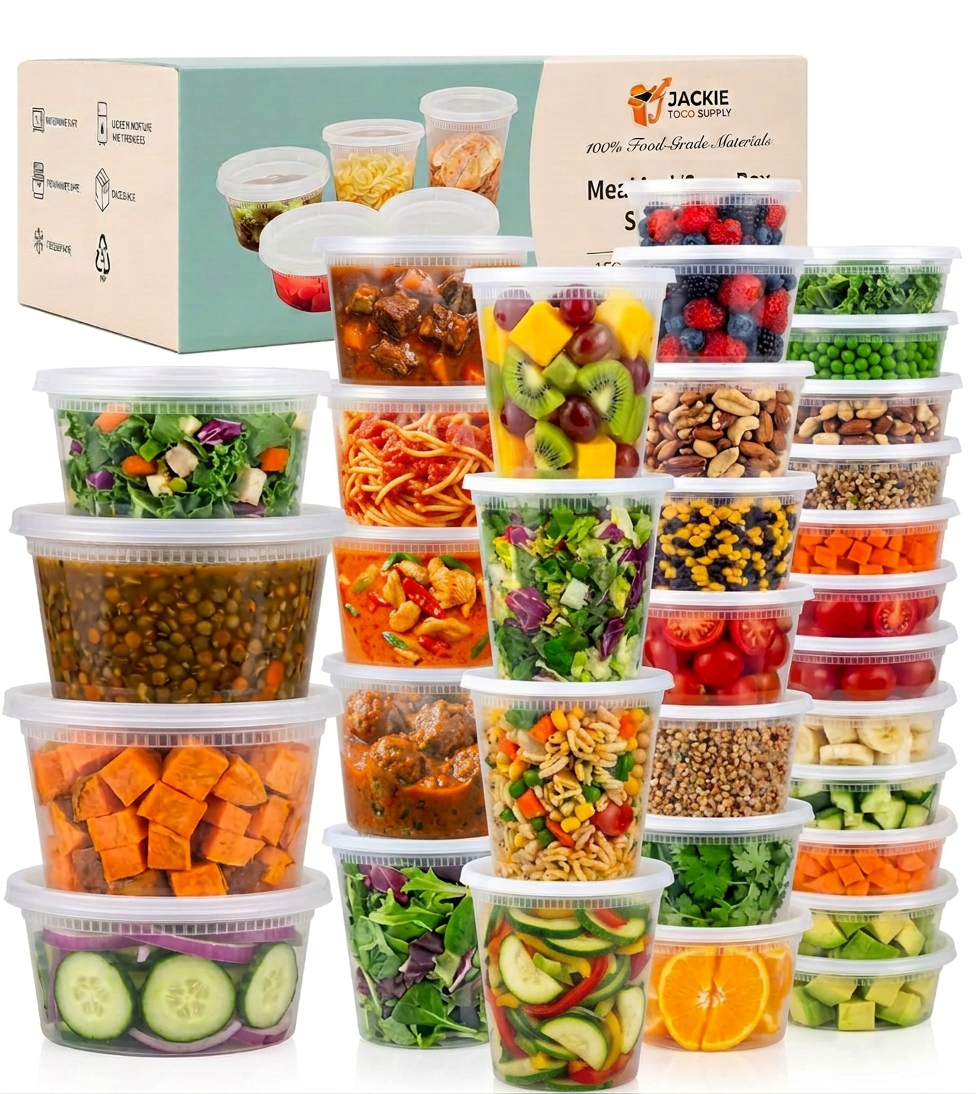 Jackie Togo 50 Sets 100 Pcs Combination Deli Containers With Lids 8oz 12oz 16oz 24oz 32oz: Worth Buying?