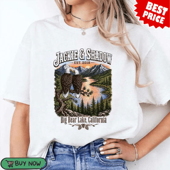 Jackie and Shadow Big Bear Lake Bald Eagle Nature T-Shirt