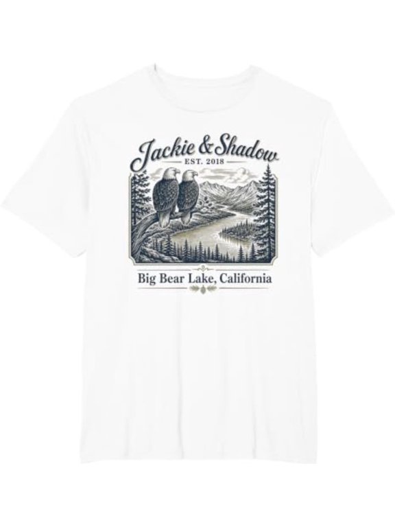 Jackie and Shadow Big Bear Lake California Bald Eagle T-Shirt