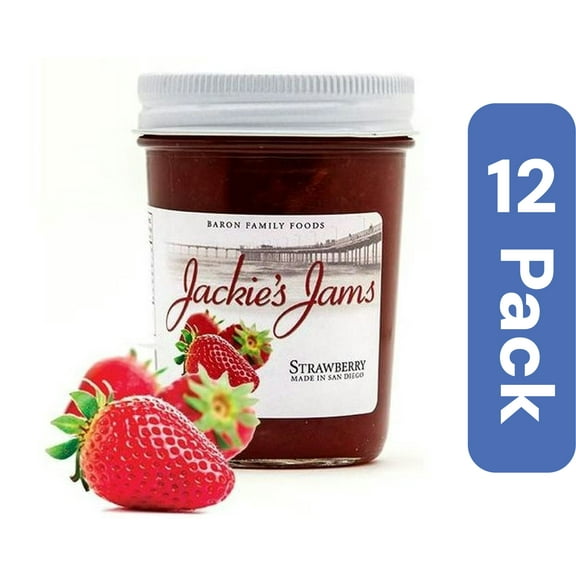 Jackies Jams Strawberry Jam (Pack of 12)