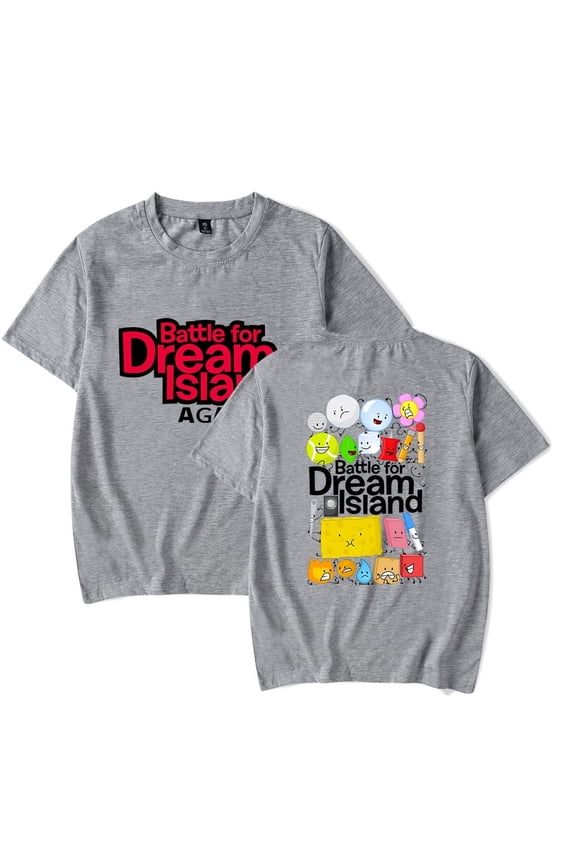Battle for Dream Island Logo Poster BFDI Logo T-Shirt Men/Women Streetwear Tshirt Shirt Short Sleeve