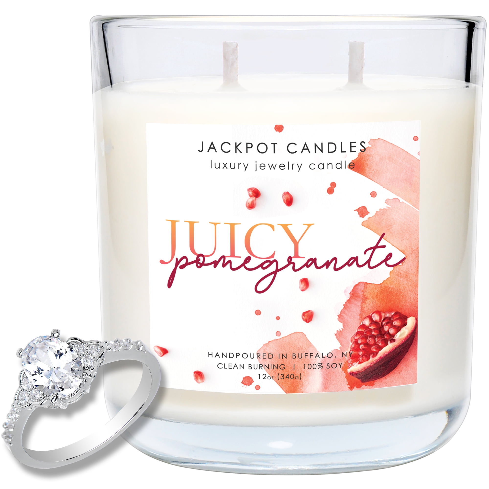 Juicy Pomegranate Candle with Surprise Ring Inside Italy Ubuy