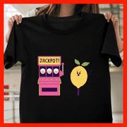 Jackpot Winning Slot Machine Las Vegas Lucky 777 Casino Unisex T-Shirt, S-3XL