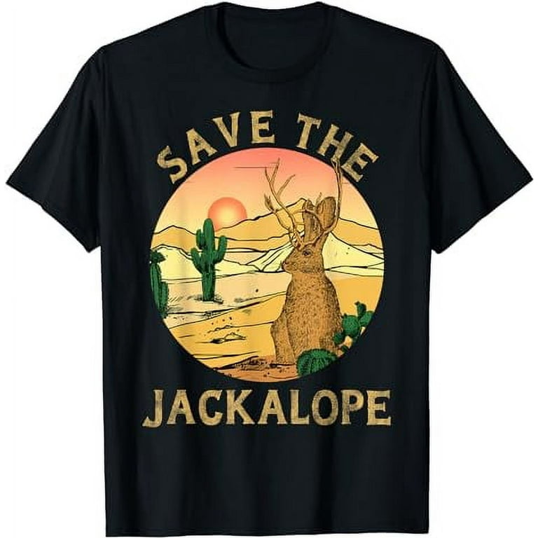 Funny Shirt Save The Jackalope Jack Rabbit Vintage Tee Funny Shirt Save The Jackalope Jack Rabbit Vintage Tee