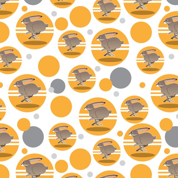 Jackrabbit Running Racing Premium Gift Wrap Wrapping Paper Roll
