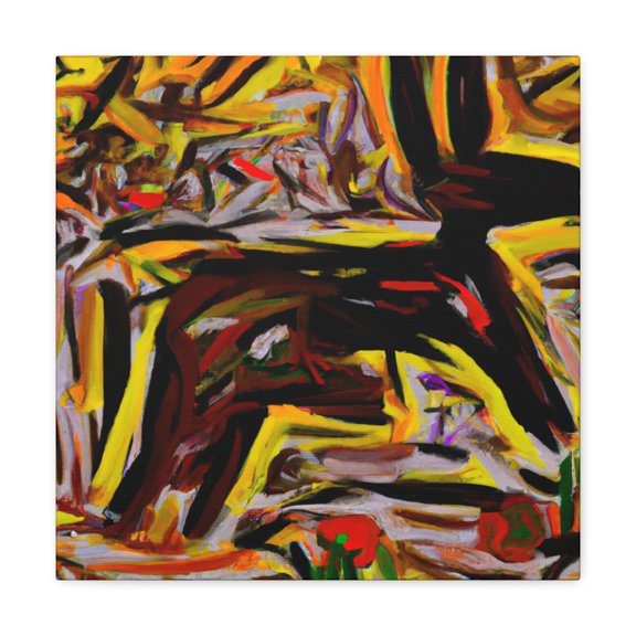 "Jackrabbit on canvas" - Canvas