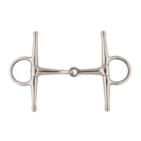 Jacks 10177-4-1-2 4.5 in. Full Cheek Snaffle Bit