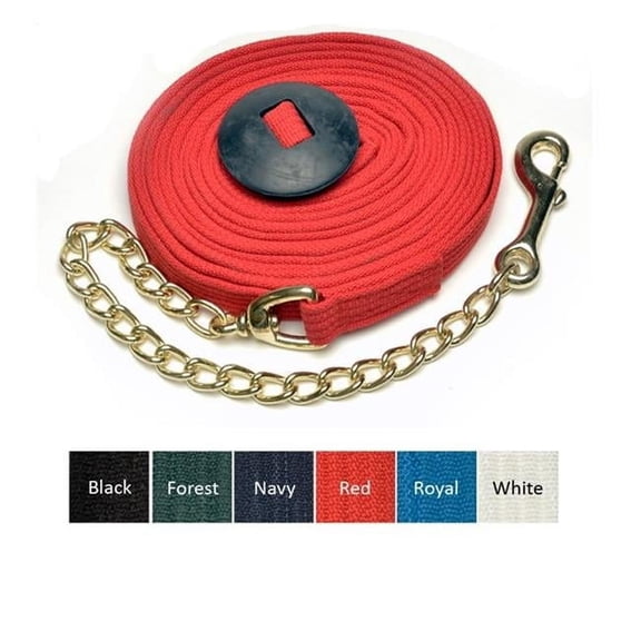 Jacks 10276-NV Lunge Cotton Webbing Line, Navy
