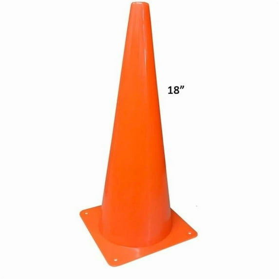 Jacks 10356-18 Multi-Purpose Arena Training Cones - 18 in.